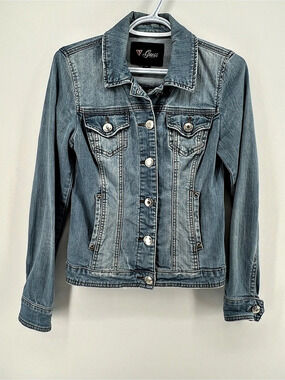 Y2K Guess Denim Jacket Women’s Size Small